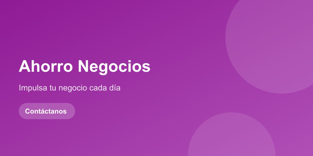 Ahorro Negocios